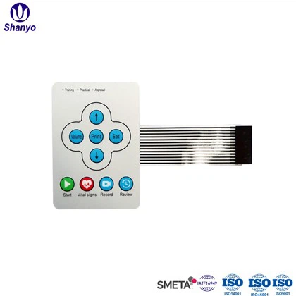 Перемикач з плоскою мембраною